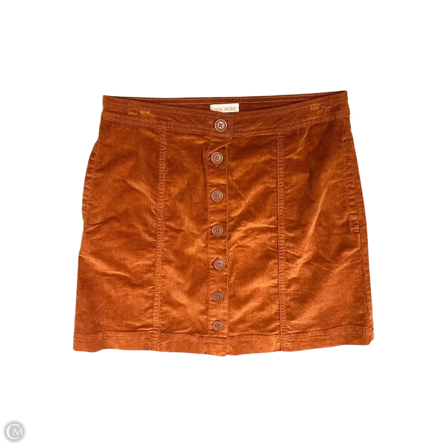 Skirt Mini & Short By Knox Rose In Orange, Size: 8