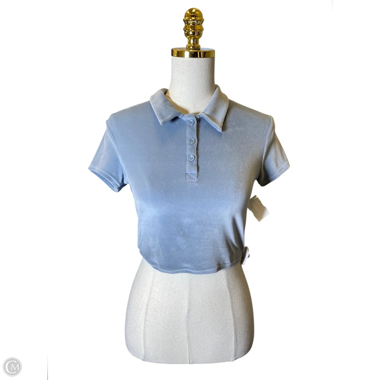 Top Short Sleeve By Alo In Blue, Size: S