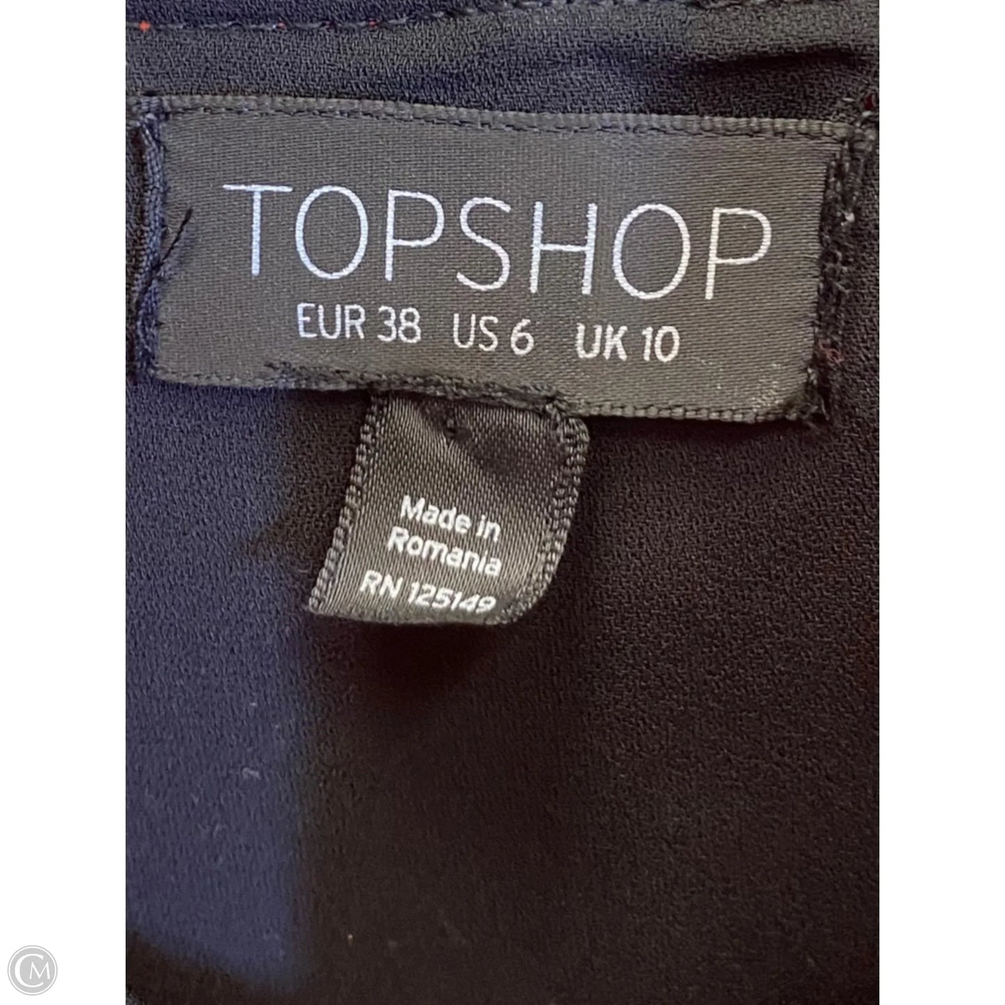 Dress Casual Short By Top Shop In Red, Size: S