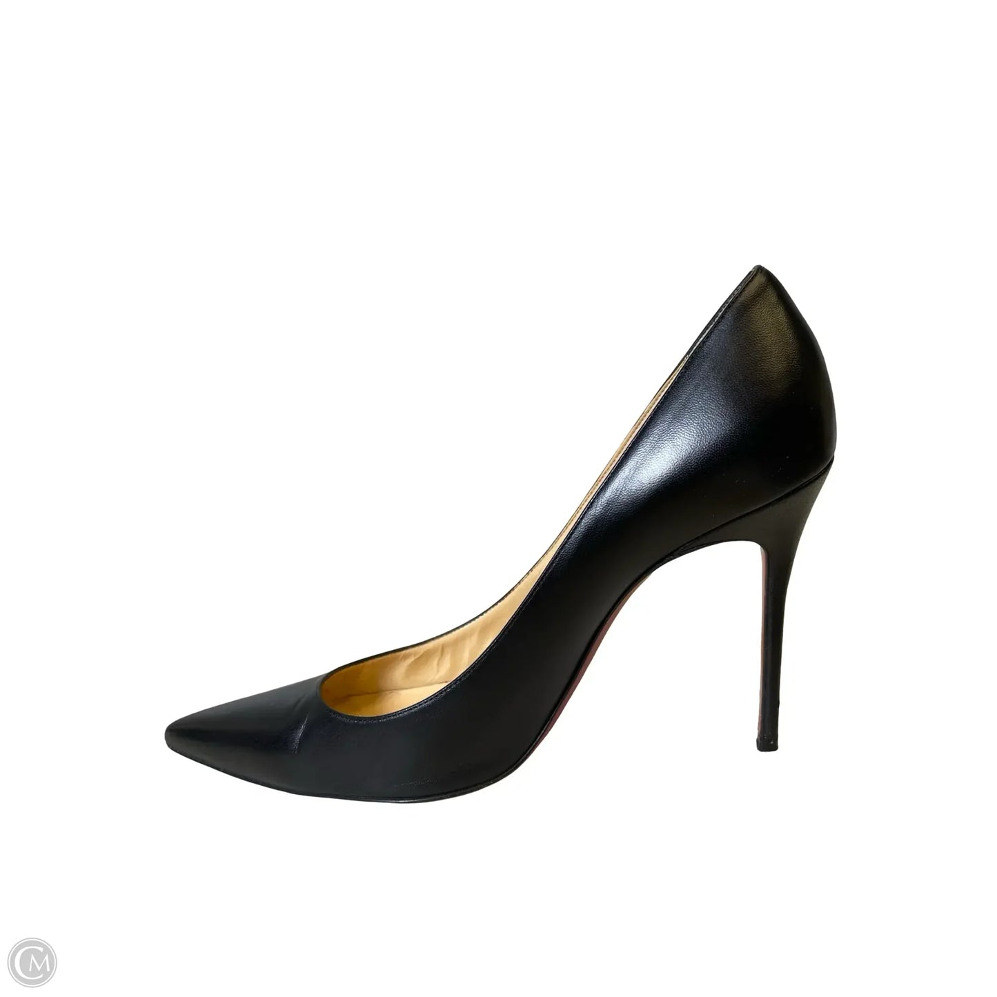 Shoes Luxury Designer By Christian Louboutin In Black, Size: 8