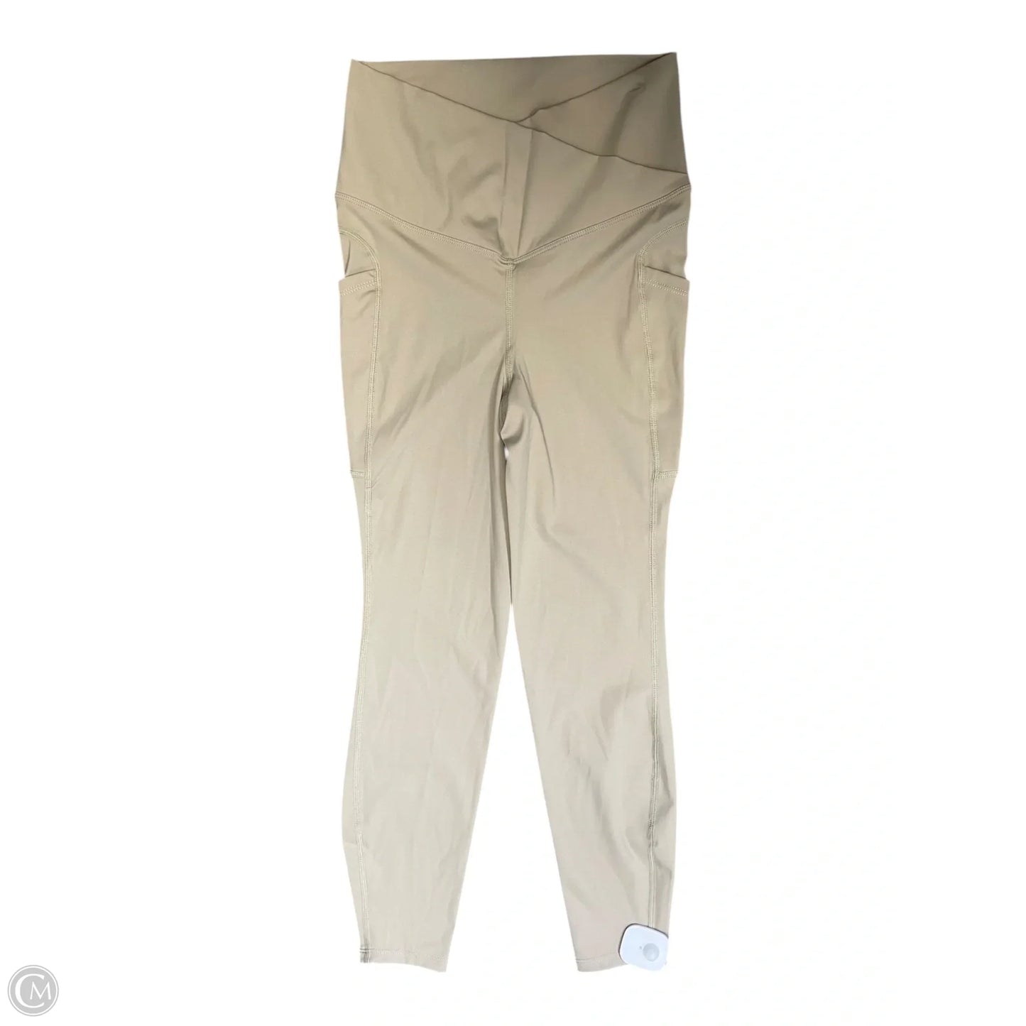 Athletic Leggings By Lululemon In Tan, Size: Mp