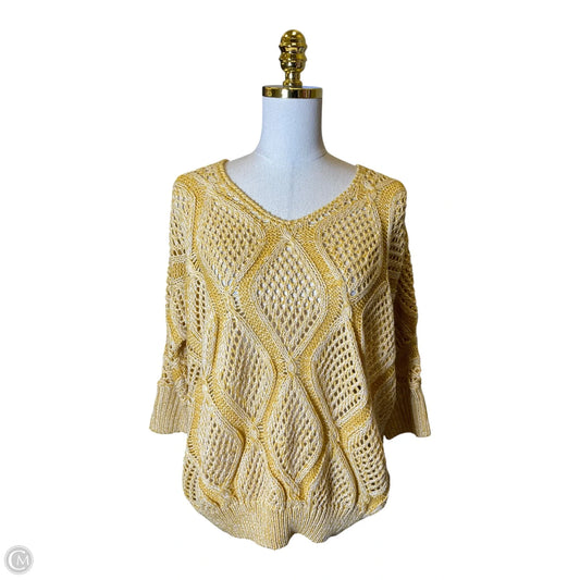Sweater By Bke In Yellow, Size: M