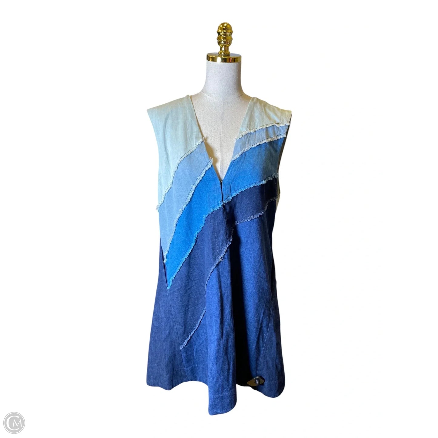 Dress Casual Short By Free People In Blue, Size: L