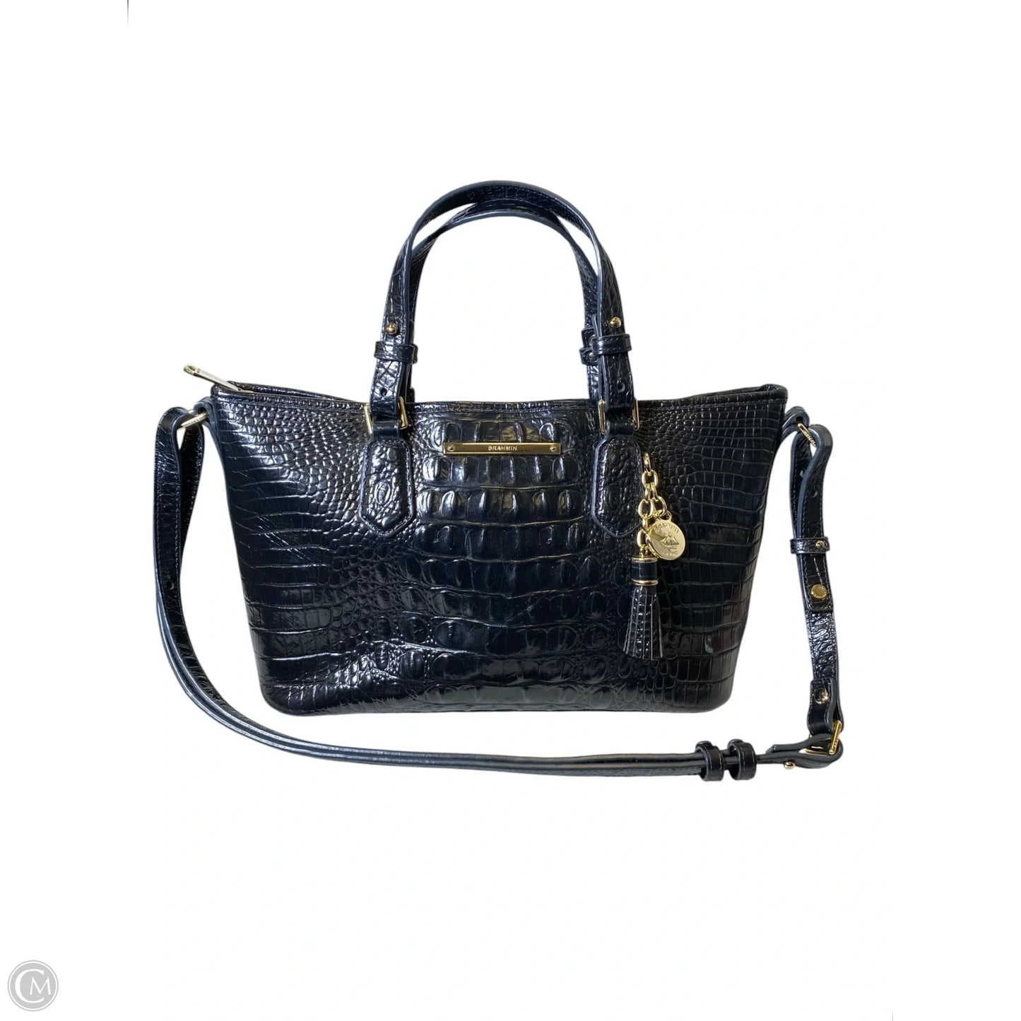 Handbag Designer By Brahmin, Size: Medium