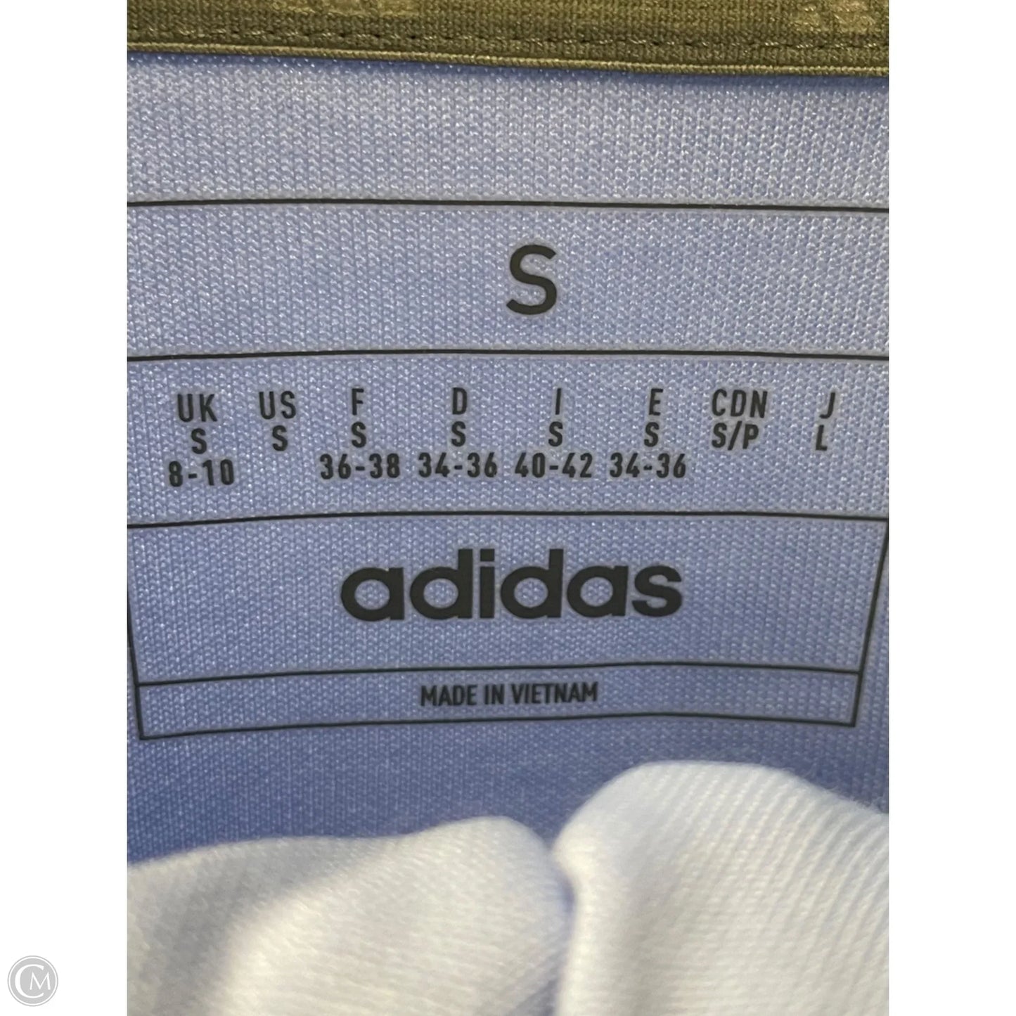 Athletic Sweatshirt Crewneck By Adidas In Blue, Size: S