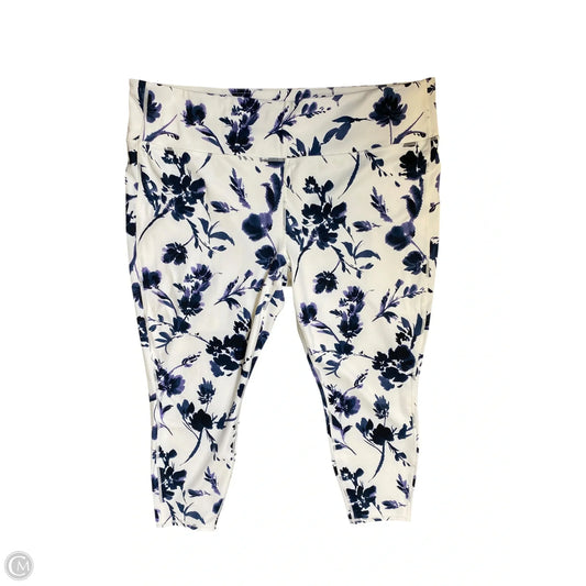 Athletic Leggings By Athleta In Multi-colored, Size: 2x