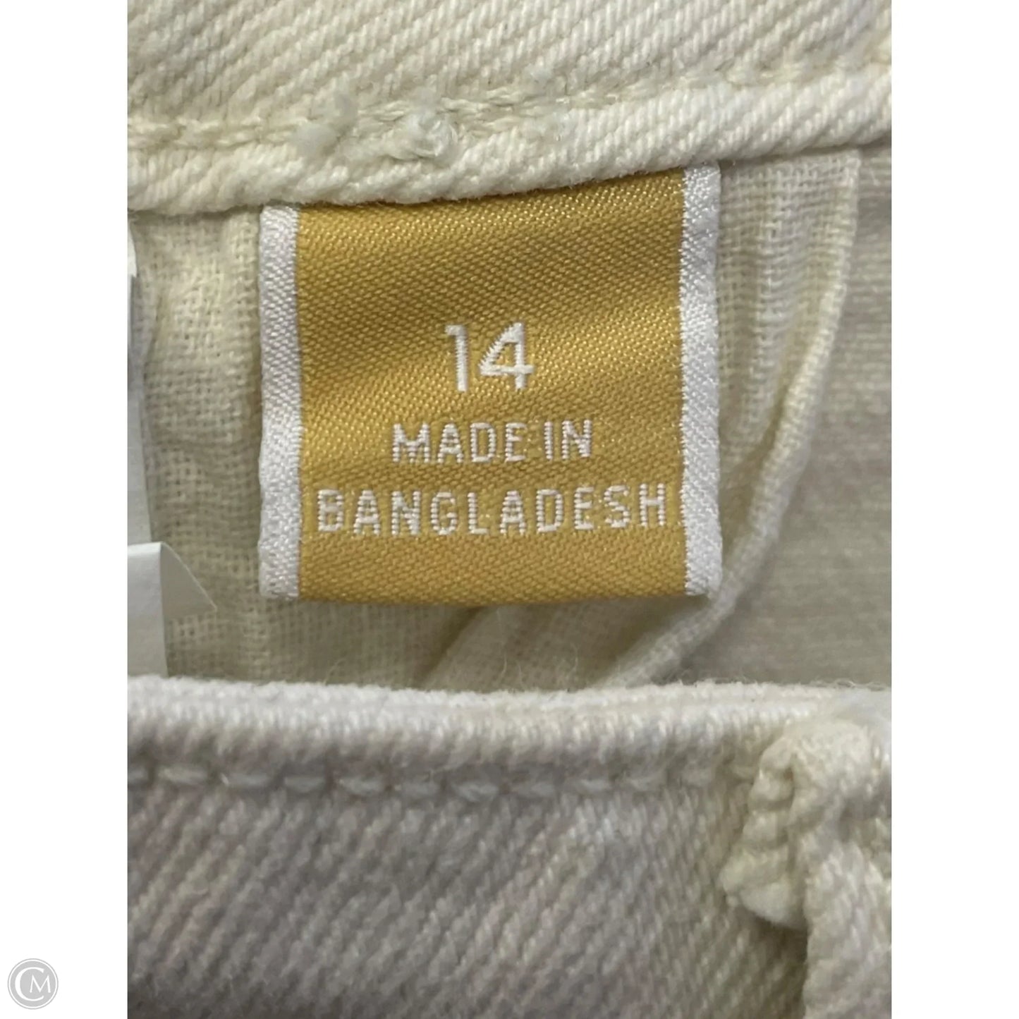 Skirt Designer By Michael Kors In Cream, Size: L