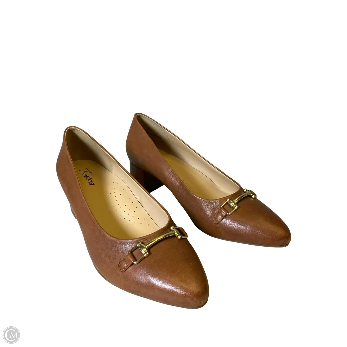 Shoes Heels Block By Trotters In Brown, Size: 10W