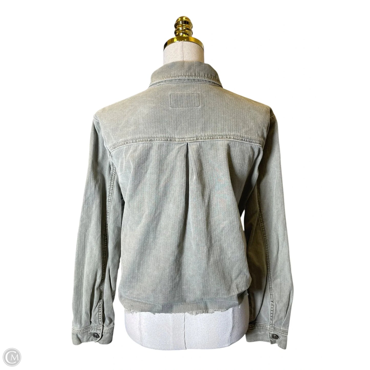 Jacket Denim By Kancan In Green, Size: M