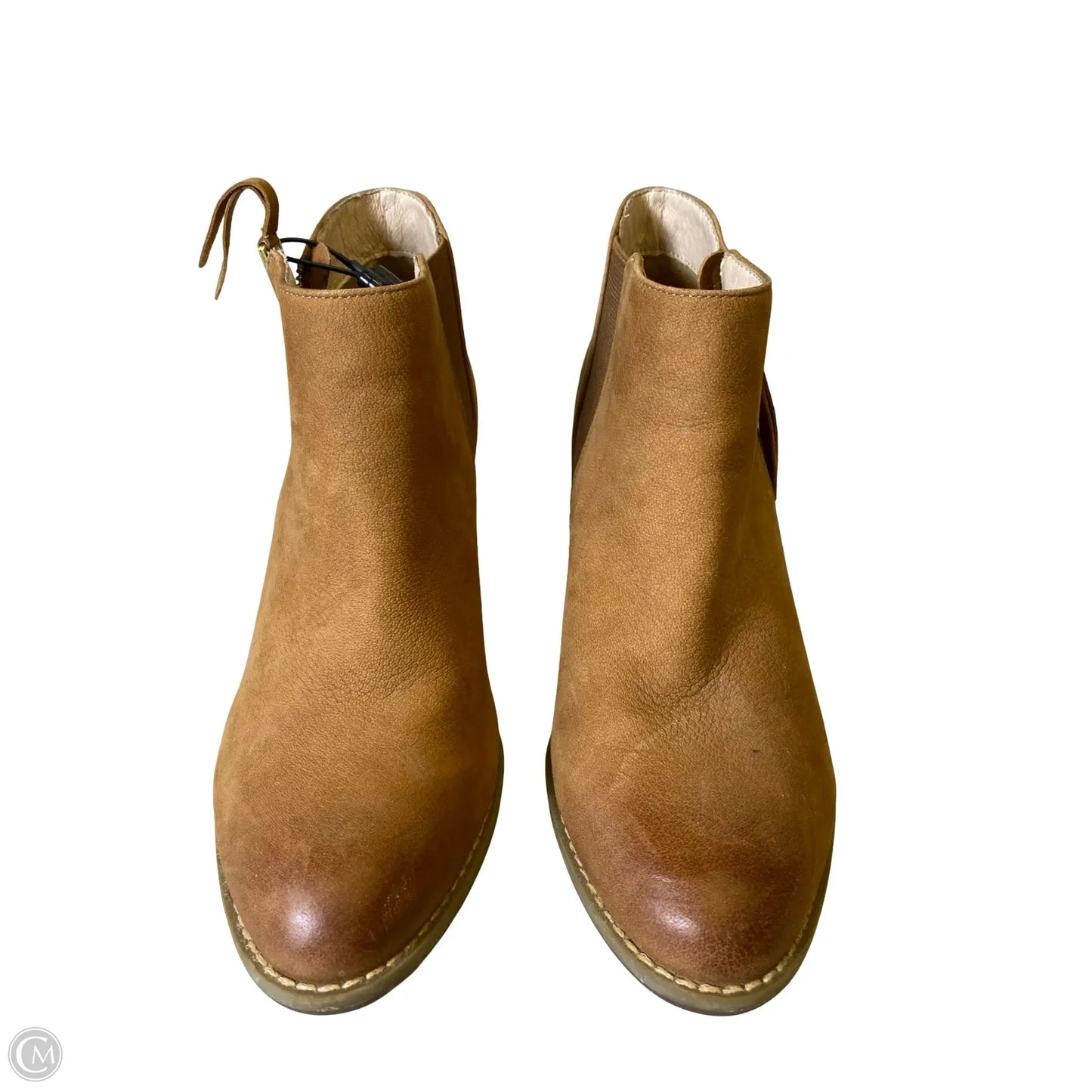 Boots Ankle Heels By Vionic In Brown, Size: 8