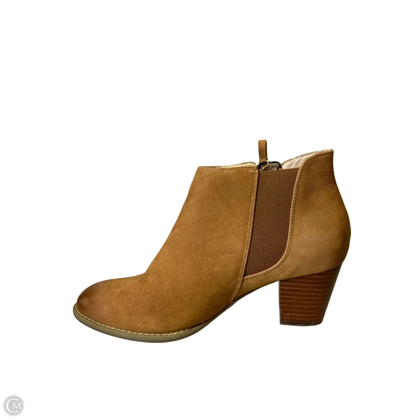 Boots Ankle Heels By Vionic In Brown, Size: 8