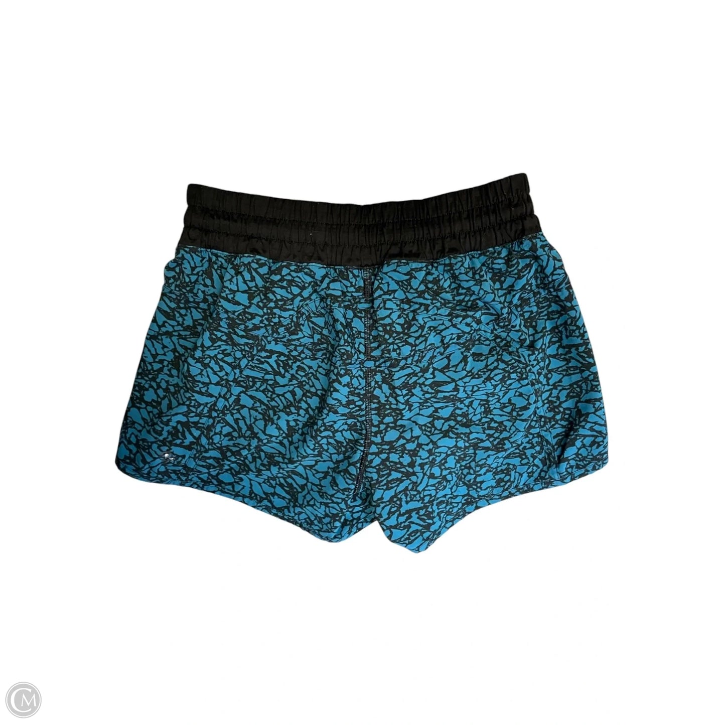Athletic Shorts By Lululemon In Black & Blue, Size: 4