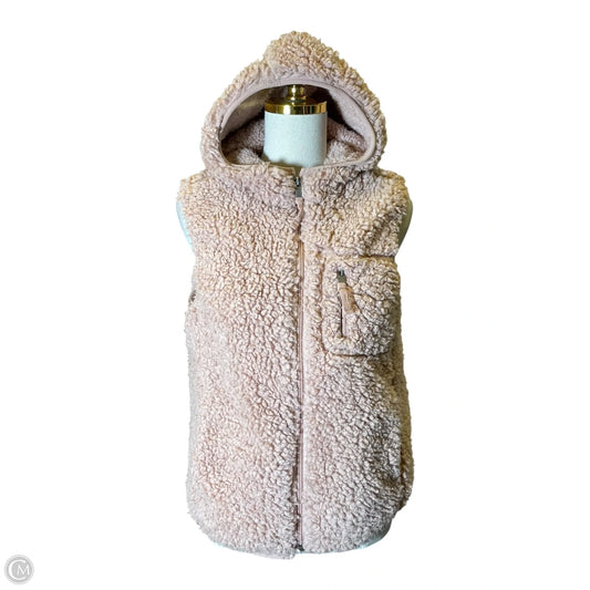 Jacket Faux Fur & Sherpa By Weatherproof In Pink, Size: M