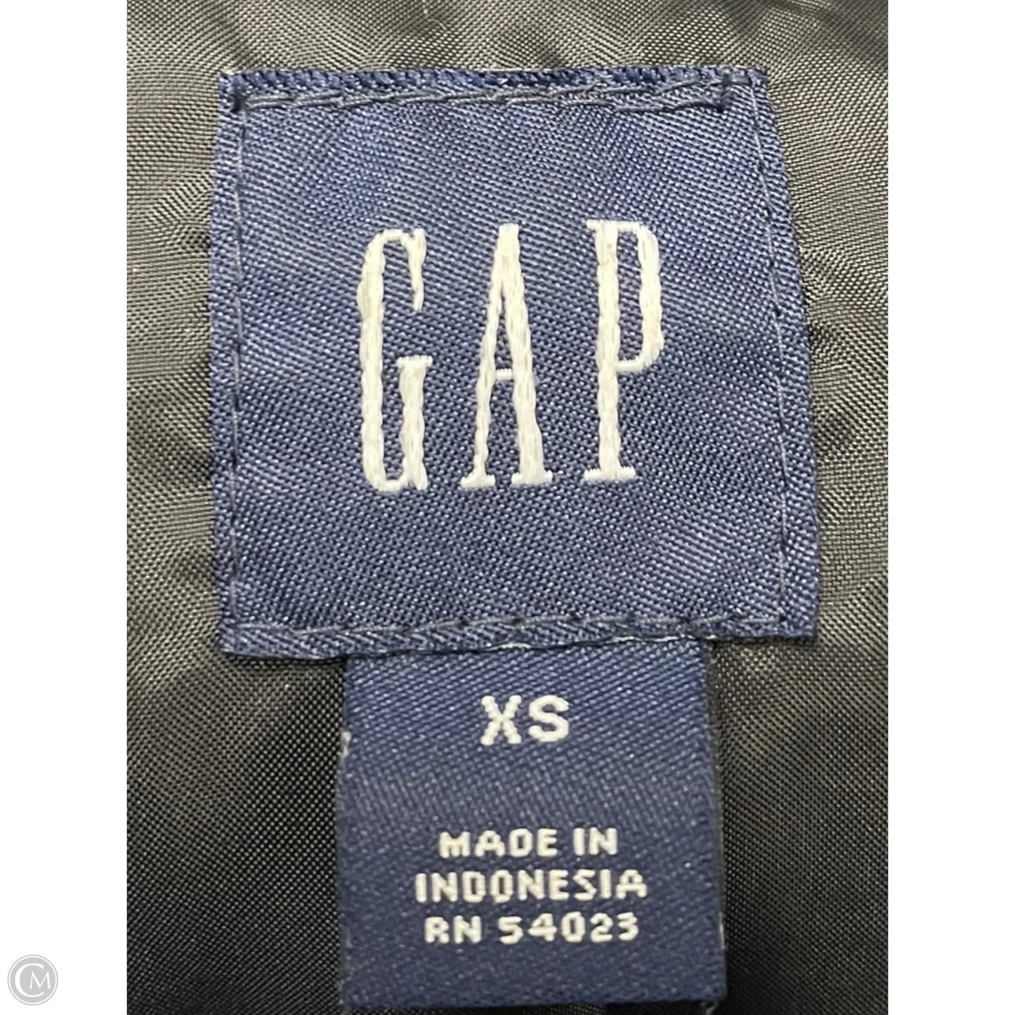 Jacket Puffer & Quilted By Gap In Black, Size: Xs