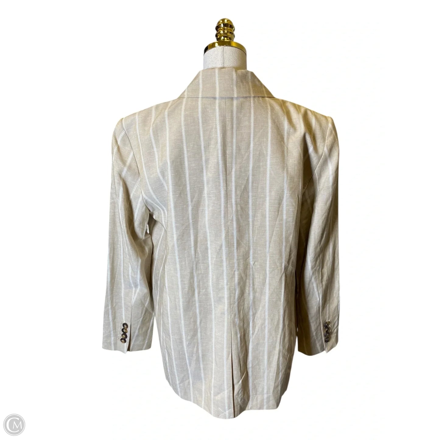 Blazer By Ann Taylor In Tan, Size: 8p