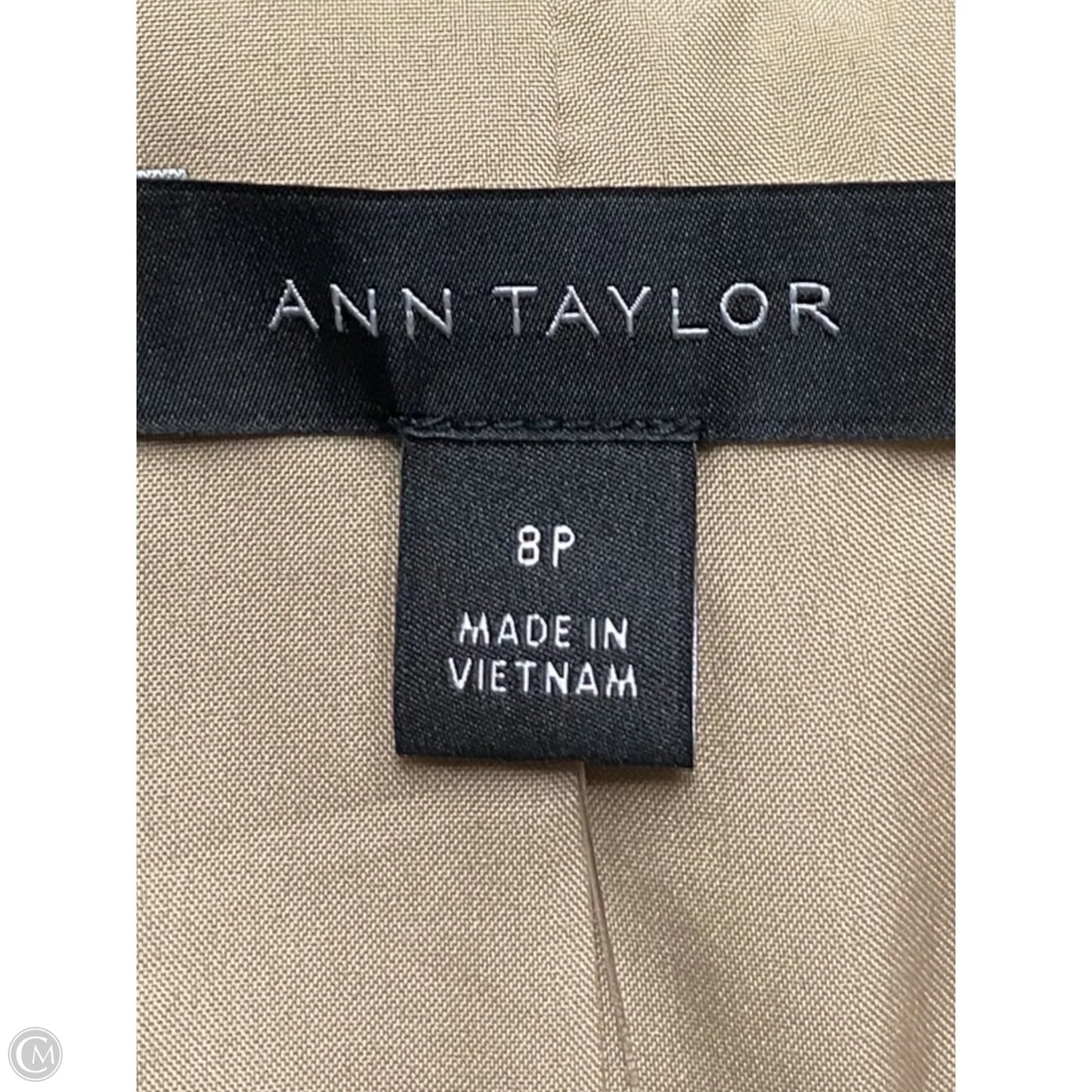 Blazer By Ann Taylor In Tan, Size: 8p