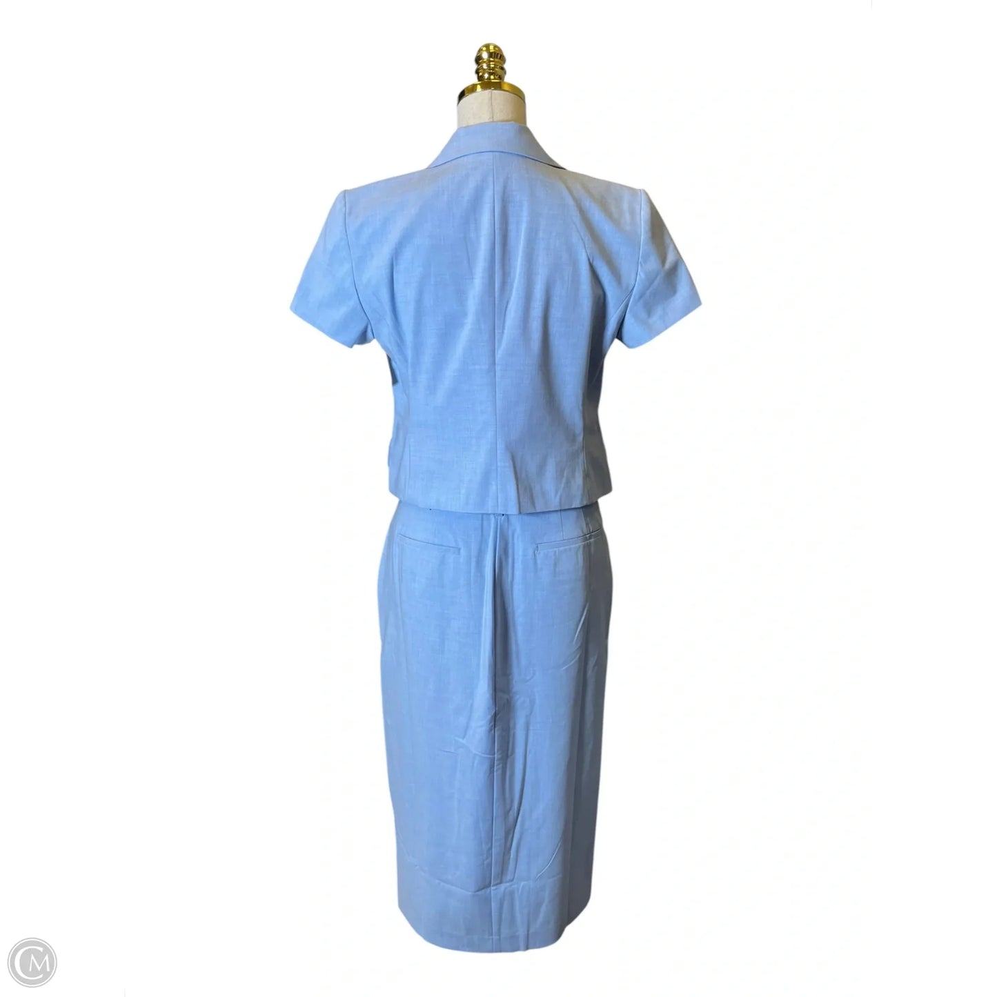 Skirt Suit 2pc By Ann Taylor In Blue, Size: 6p