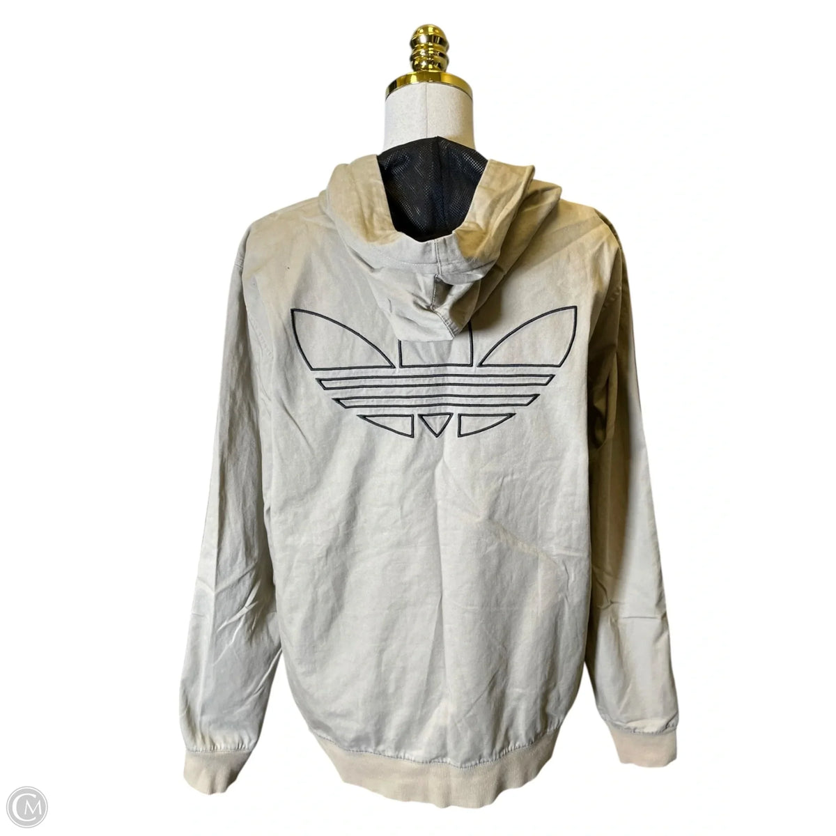 Jacket Puffer & Quilted By Adidas In Tan, Size: M