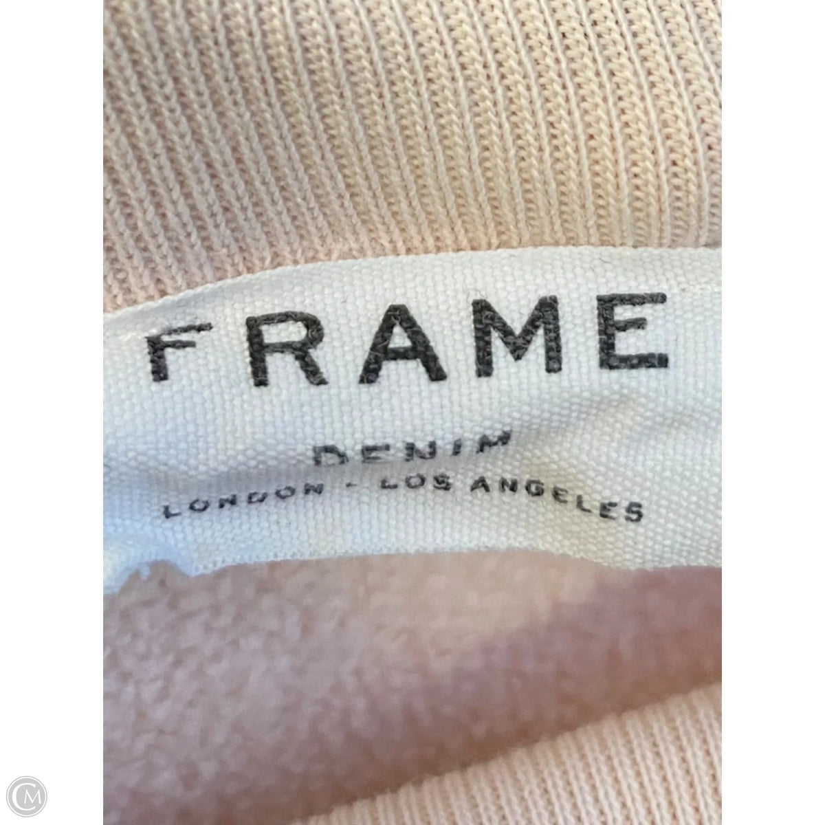 Sweatshirt Crewneck By Frame In Pink, Size: M