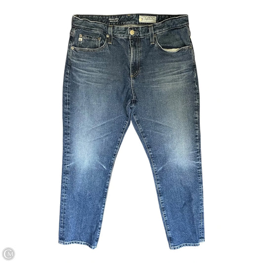 Jeans Straight By Anthropologie In Blue Denim, Size: 8