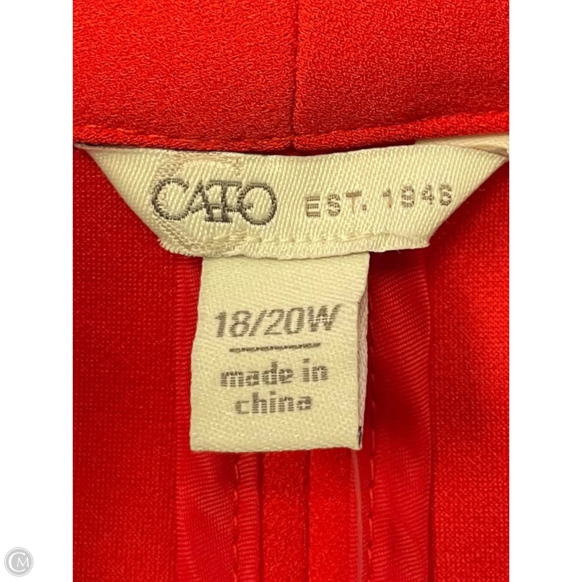 Blazer By Cato In Red, Size: 2x