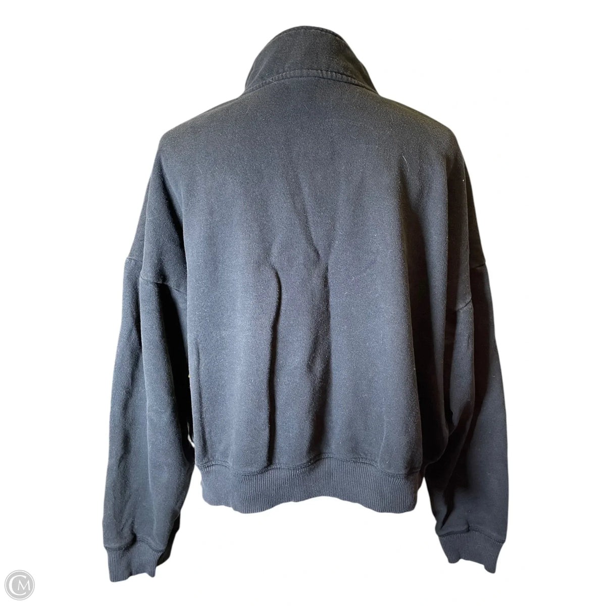 Sweatshirt Collar By Pink In Black, Size: Xl