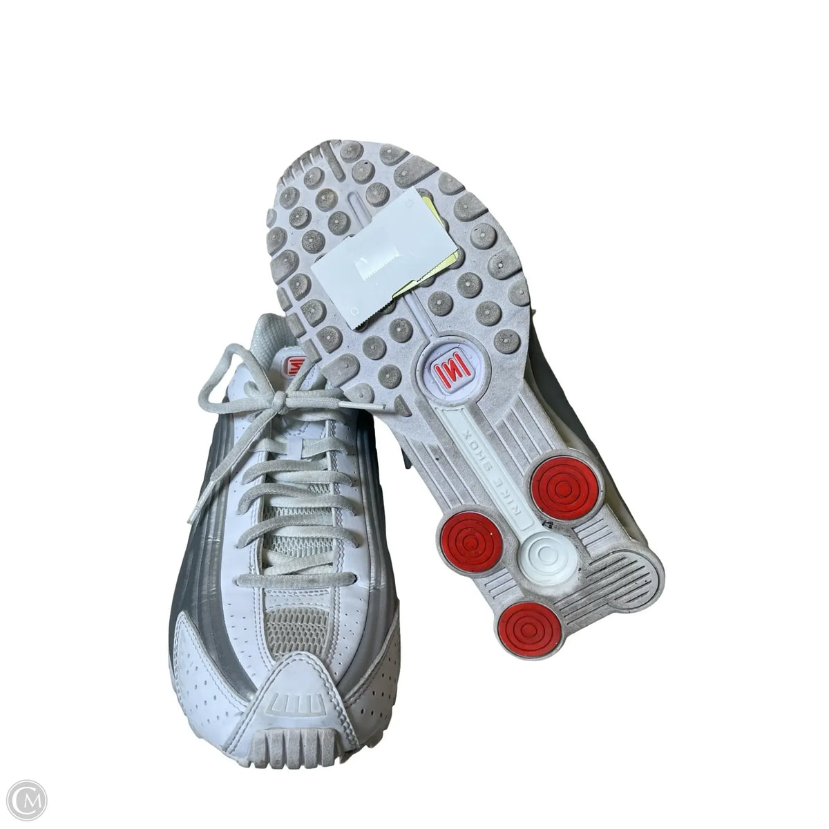 Shoes Athletic By Nike In Grey & White, Size: 7