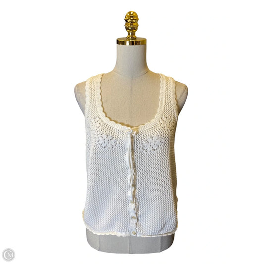 Vest Other By Clothes Mentor In White, Size: Xl