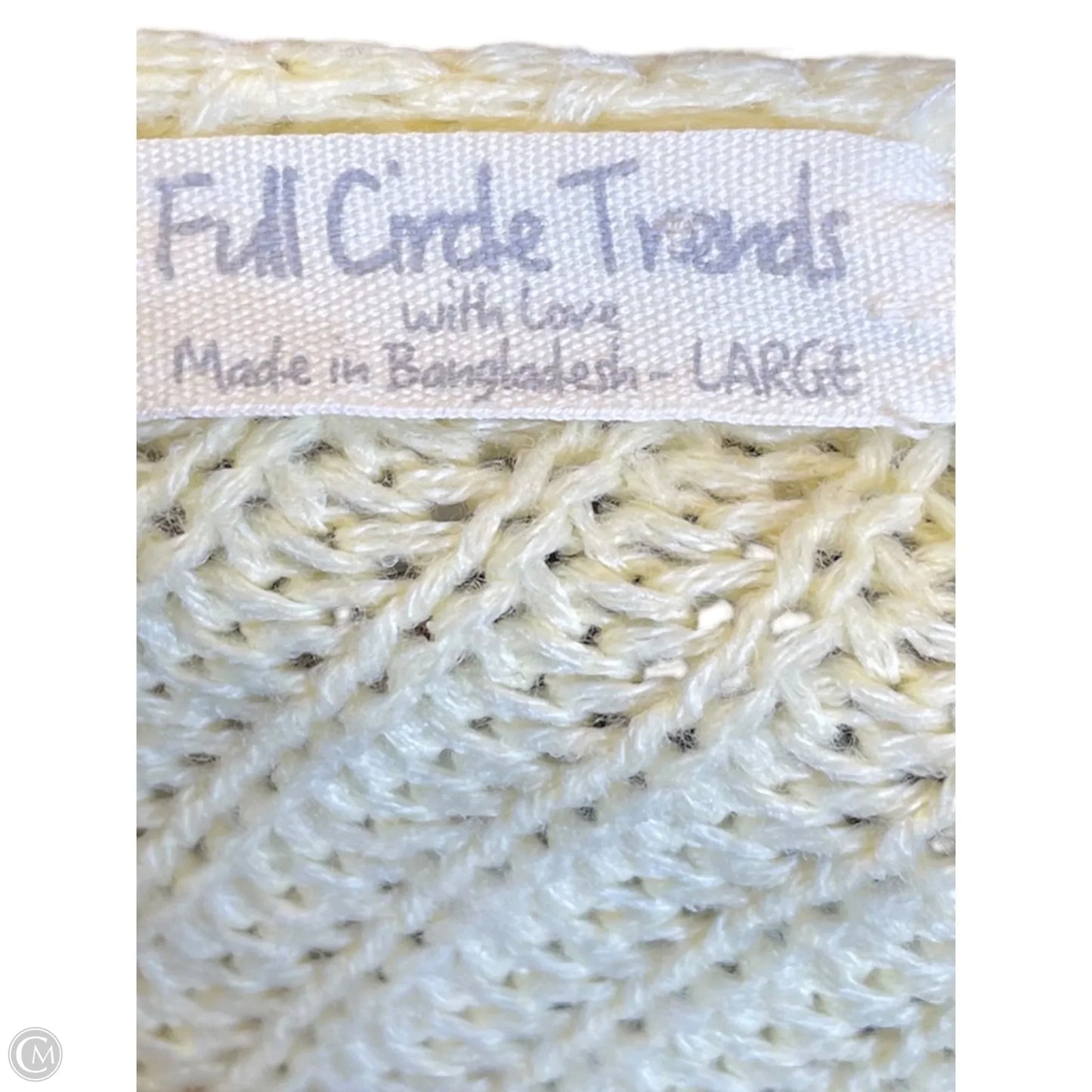 Sweater By Clothes Mentor In Yellow, Size: L