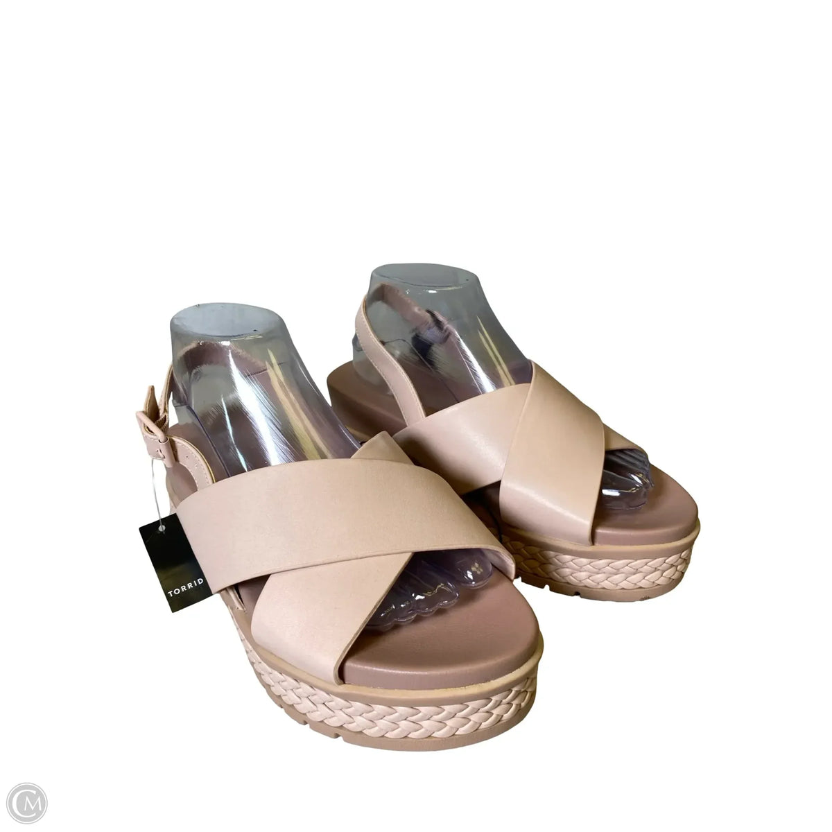Shoes Heels Platform By Torrid In Pink, Size: 9WW