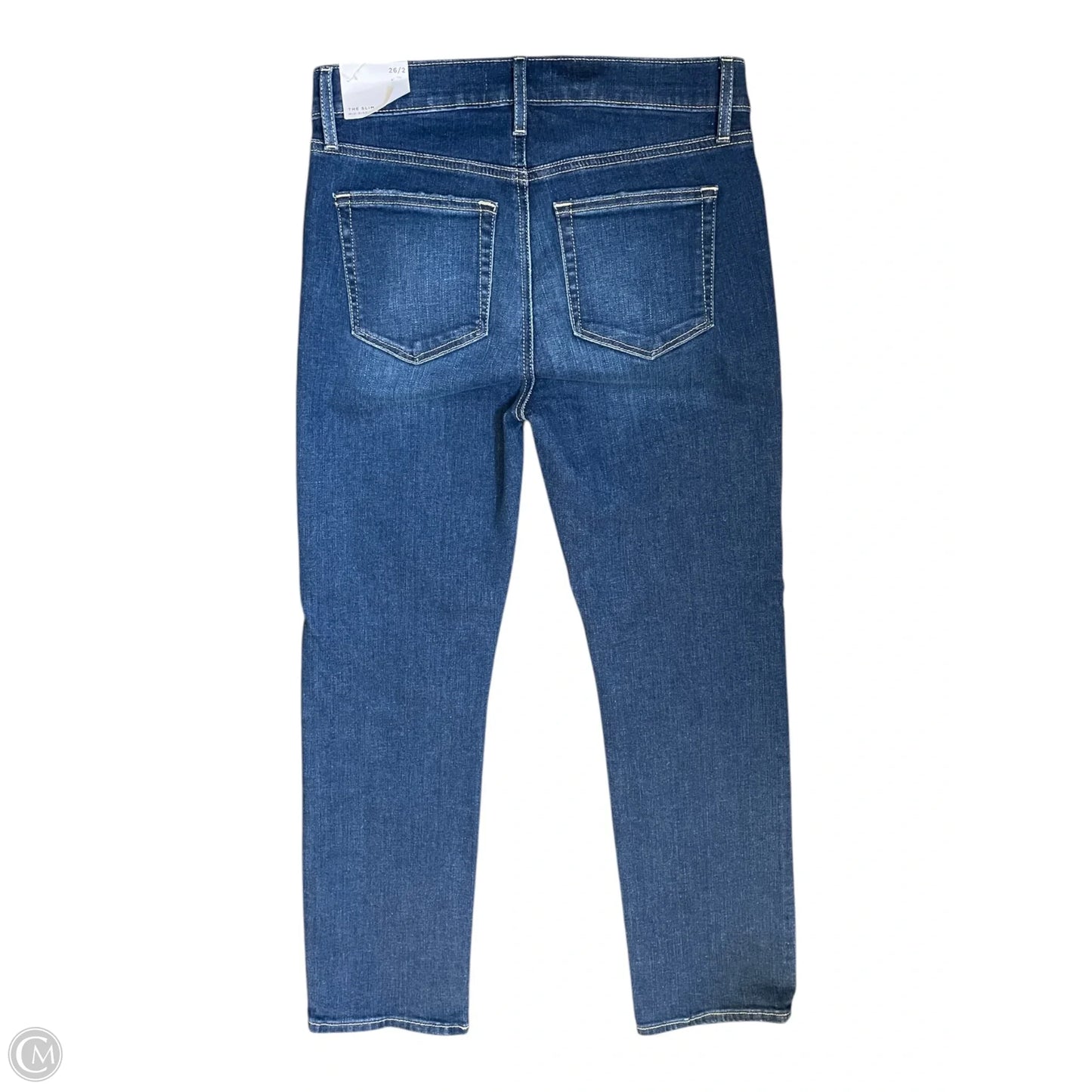 Jeans Straight By Loft In Blue Denim, Size: 2
