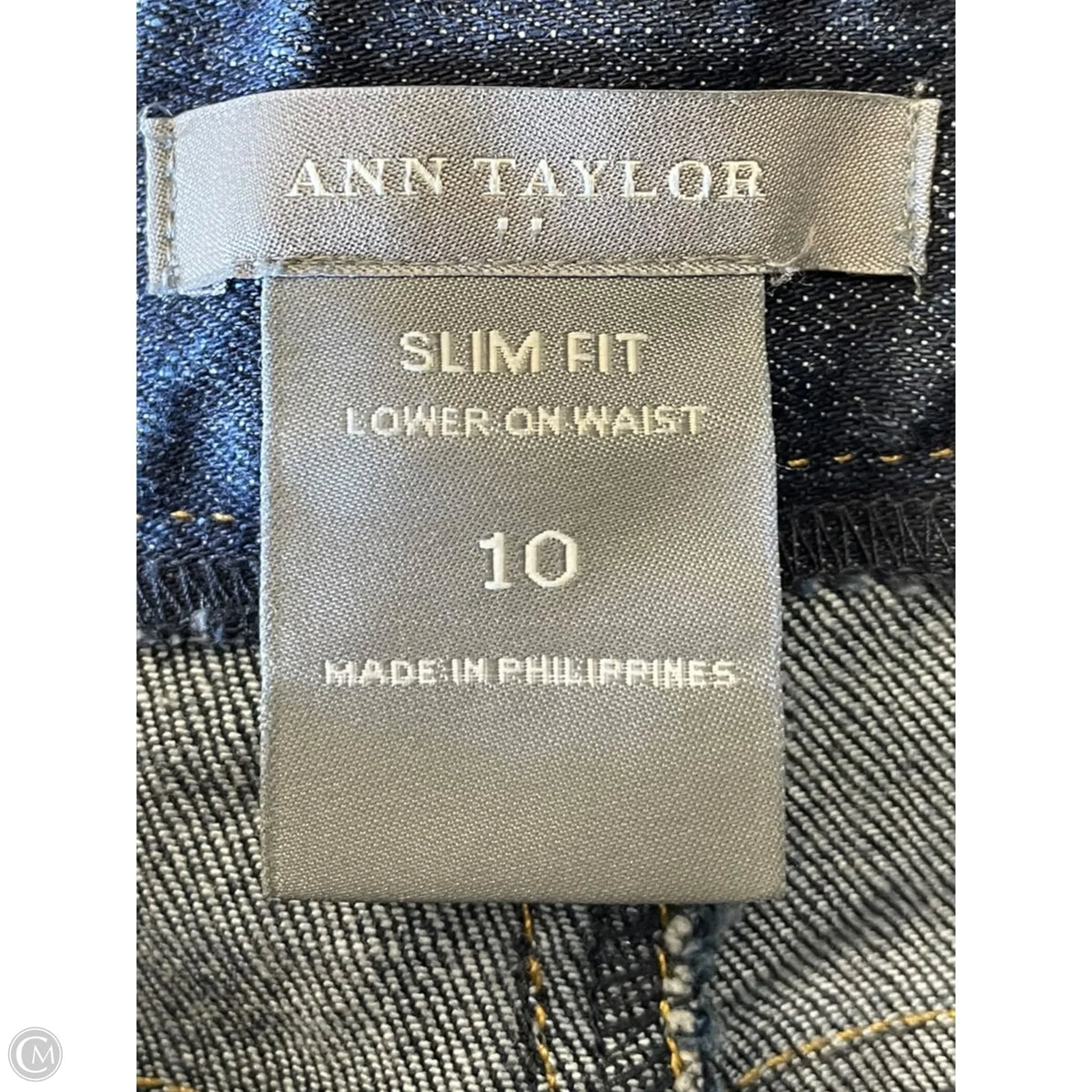 Capris By Ann Taylor In Blue Denim, Size: 10