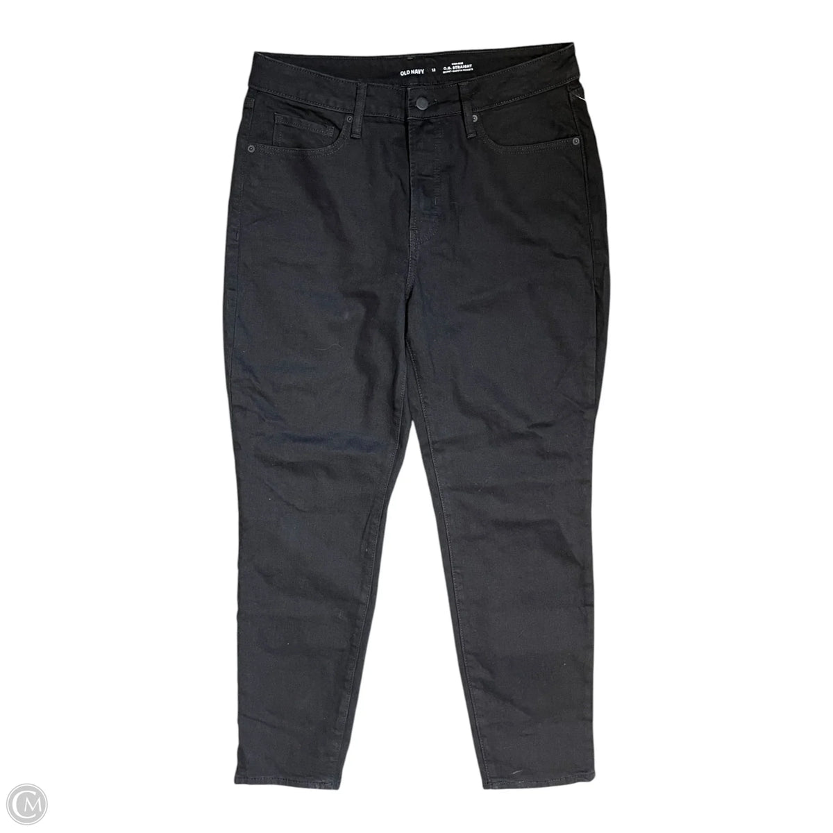 Jeans Straight By Old Navy In Black, Size: 12