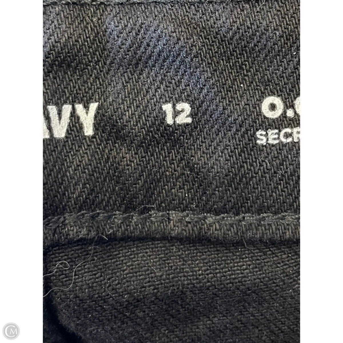 Jeans Straight By Old Navy In Black, Size: 12