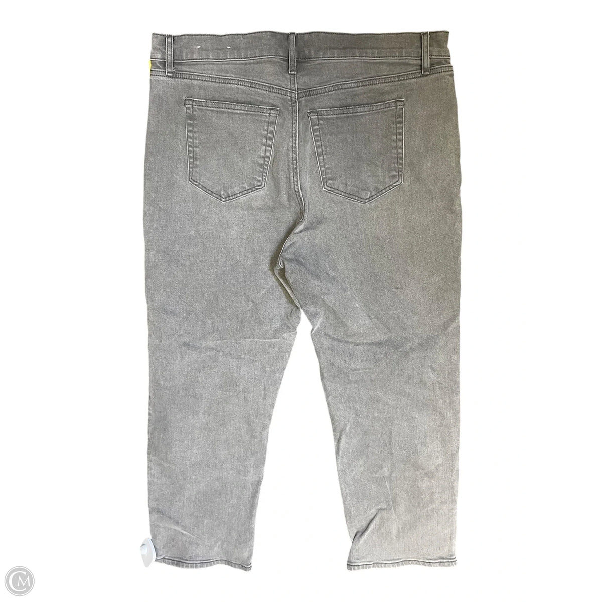 Jeans Straight By Loft In Grey, Size: 12