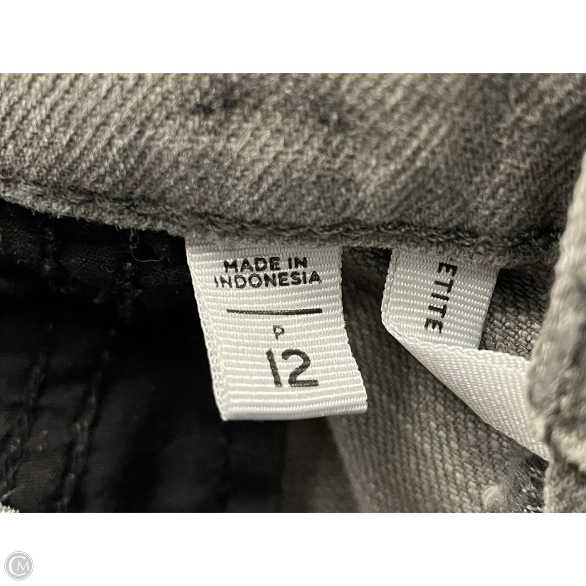 Jeans Straight By Loft In Grey, Size: 12