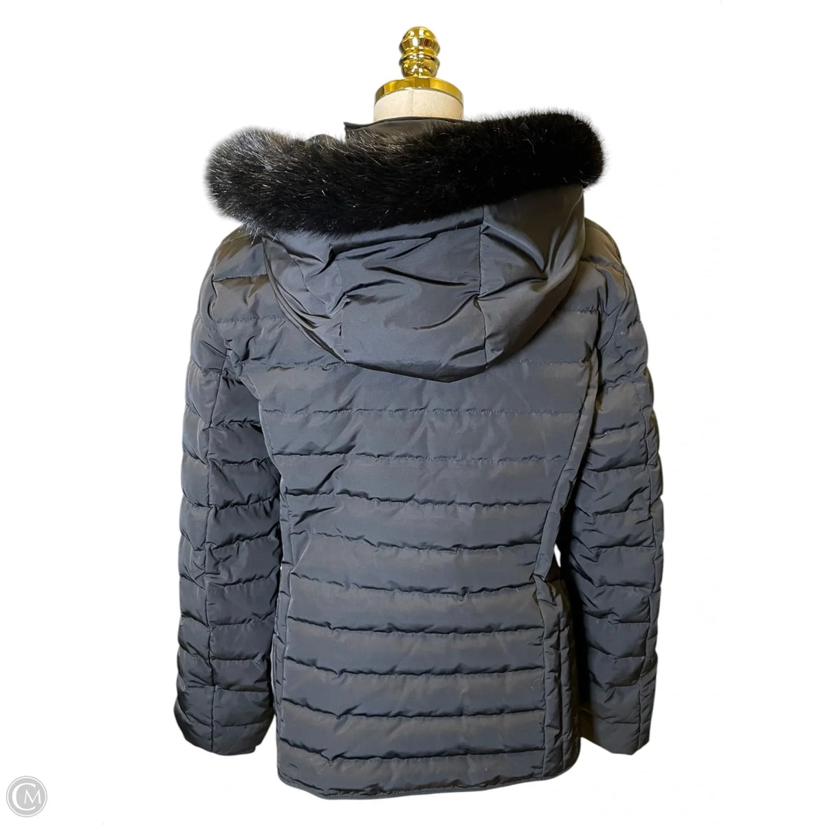 Jacket Puffer & Quilted By Talbots In Black, Size: M