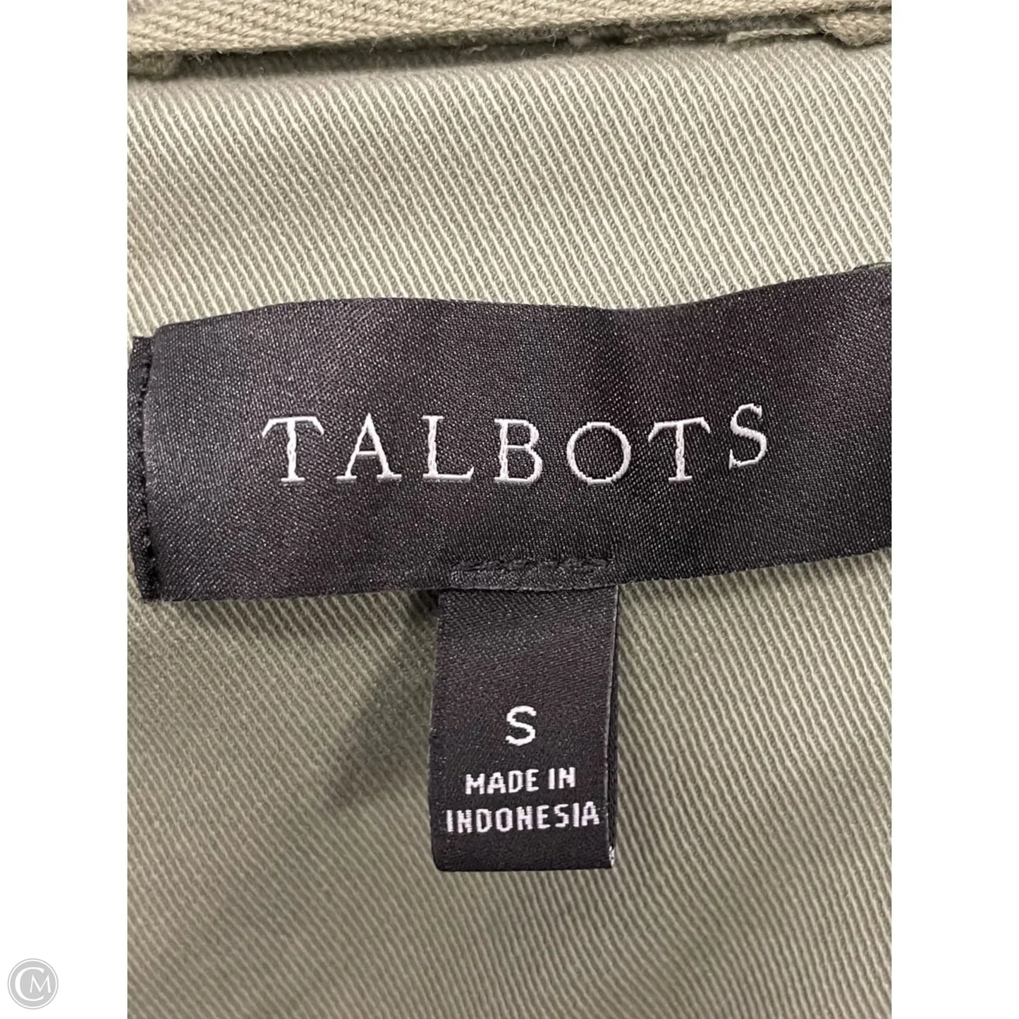 Jacket Other By Talbots In Green, Size: S