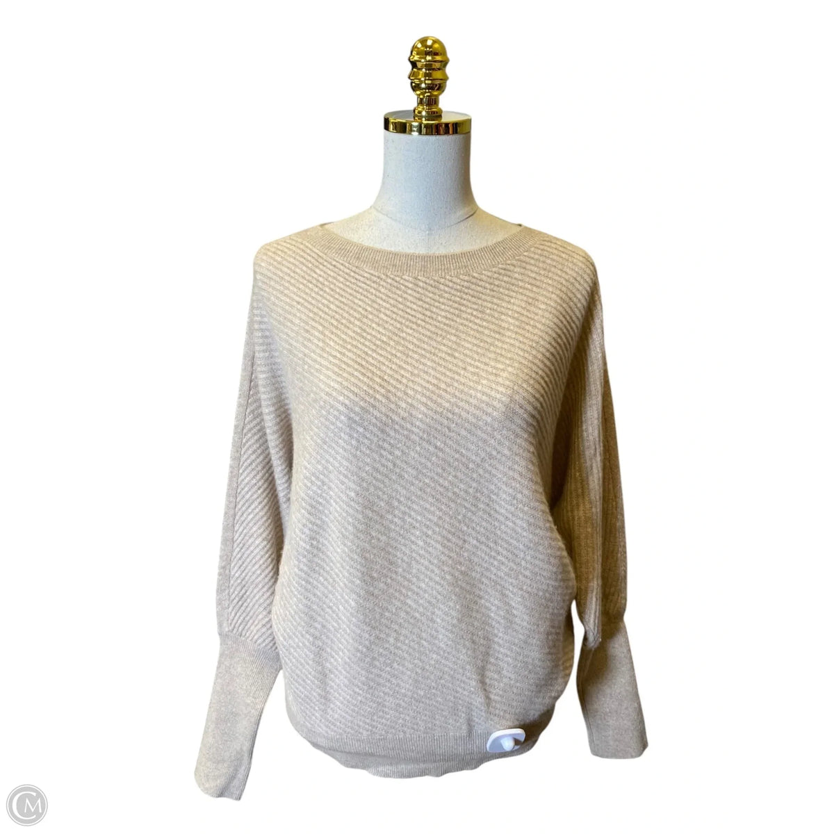 Sweater Cashmere By Garnet Hill In Tan, Size: M
