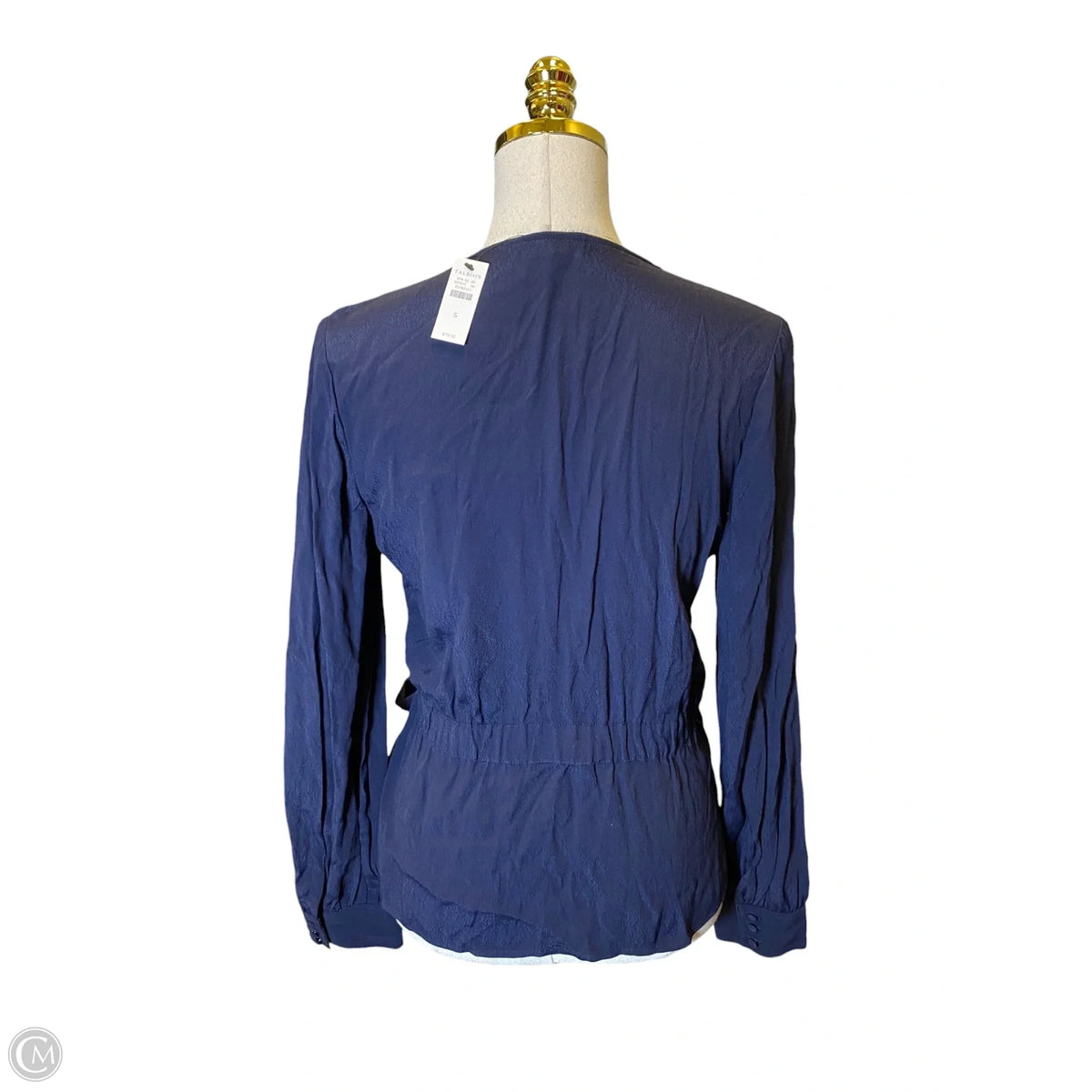 Top Long Sleeve By Talbots In Navy, Size: S