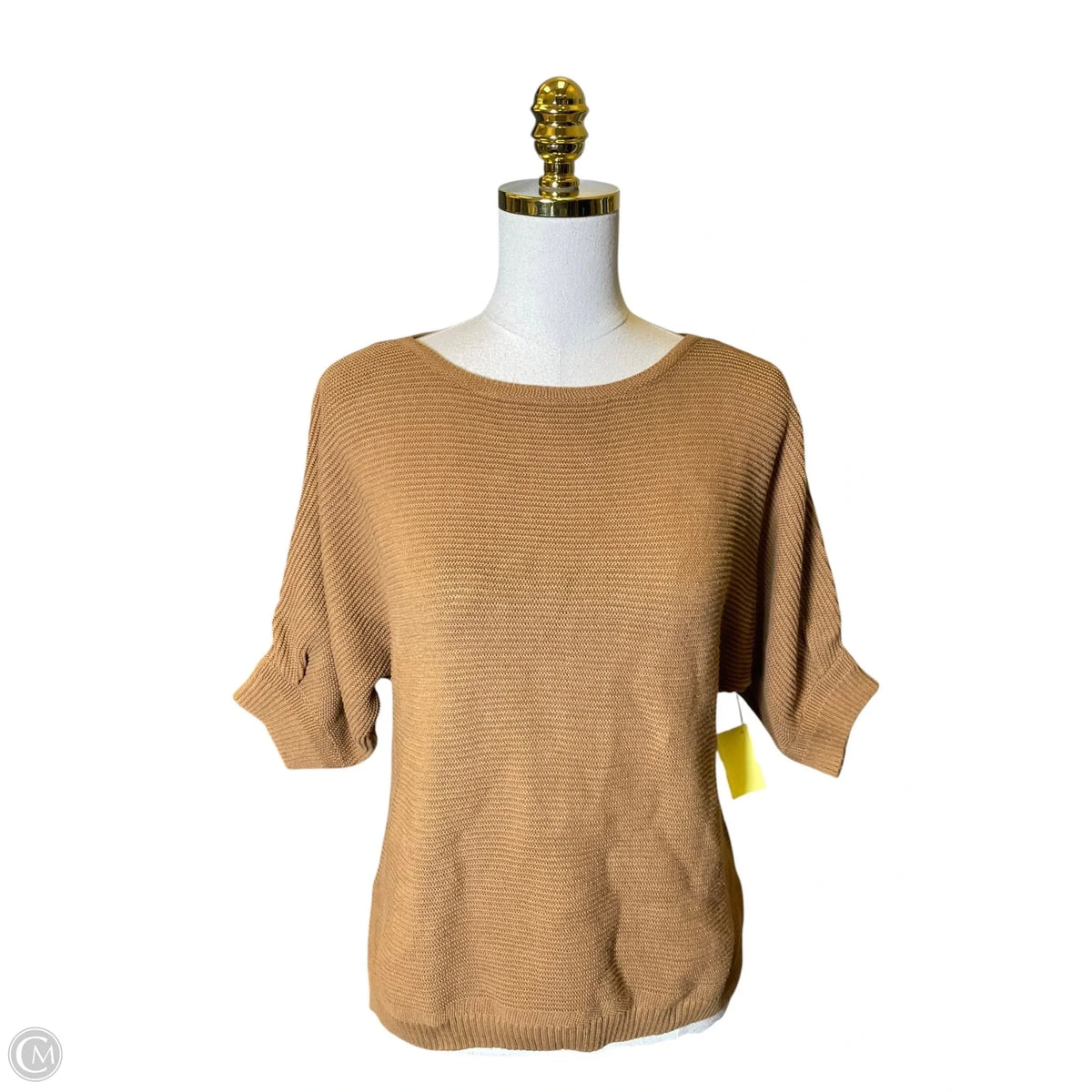 Top Short Sleeve By Chicos In Brown, Size: S