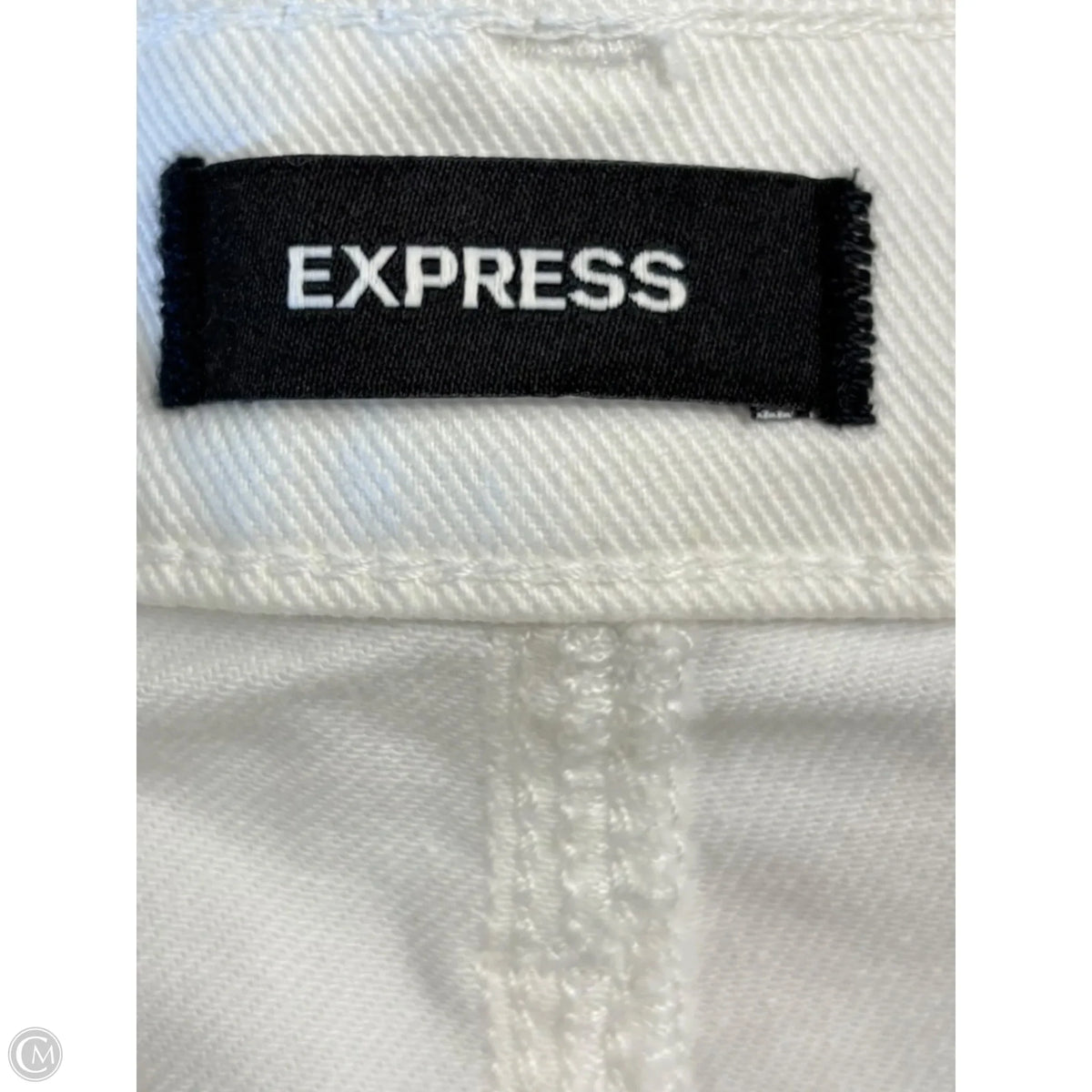 Jeans Flared By Express In White, Size: 8