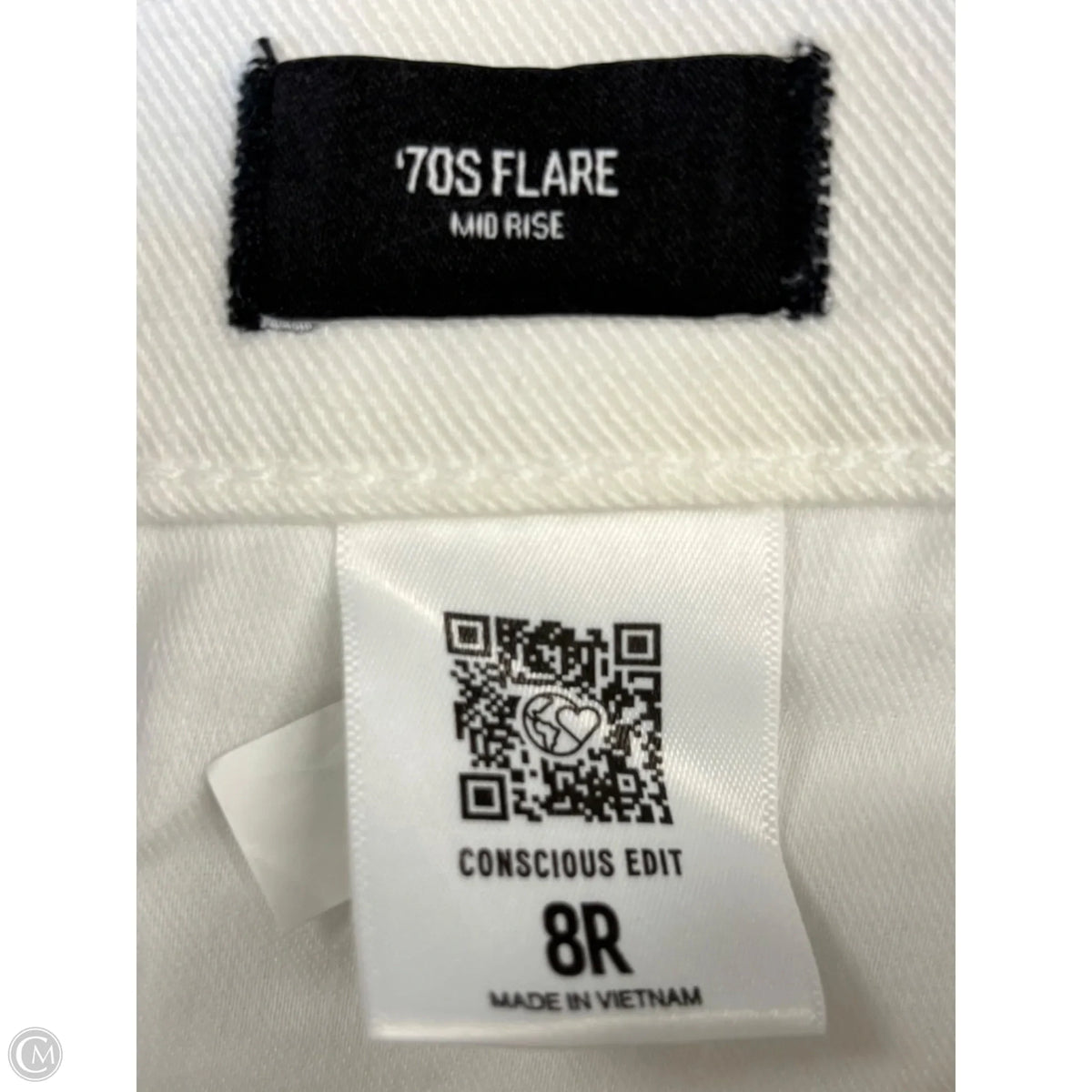 Jeans Flared By Express In White, Size: 8