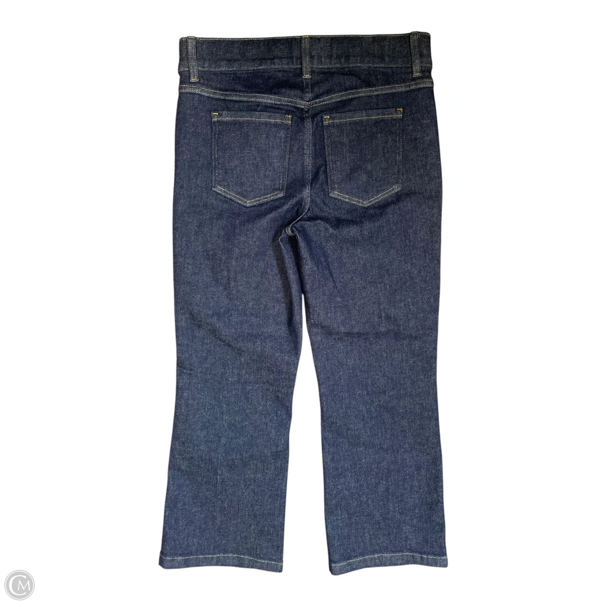 Jeans Cropped By Spanx In Blue Denim, Size: M