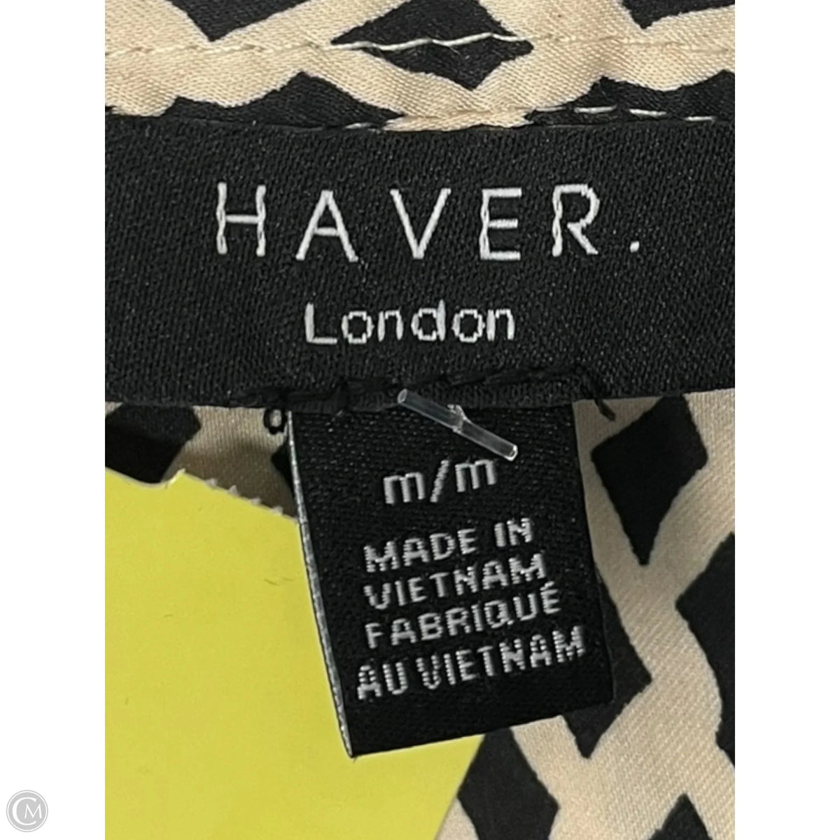 Top Long Sleeve By Haven In Black & Tan, Size: M