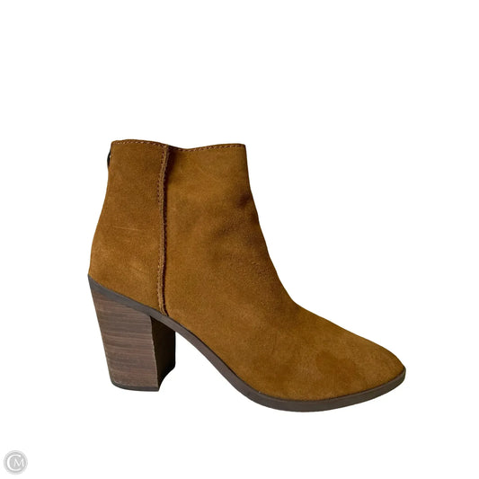 Boots Ankle Heels By Bp In Brown, Size: 10