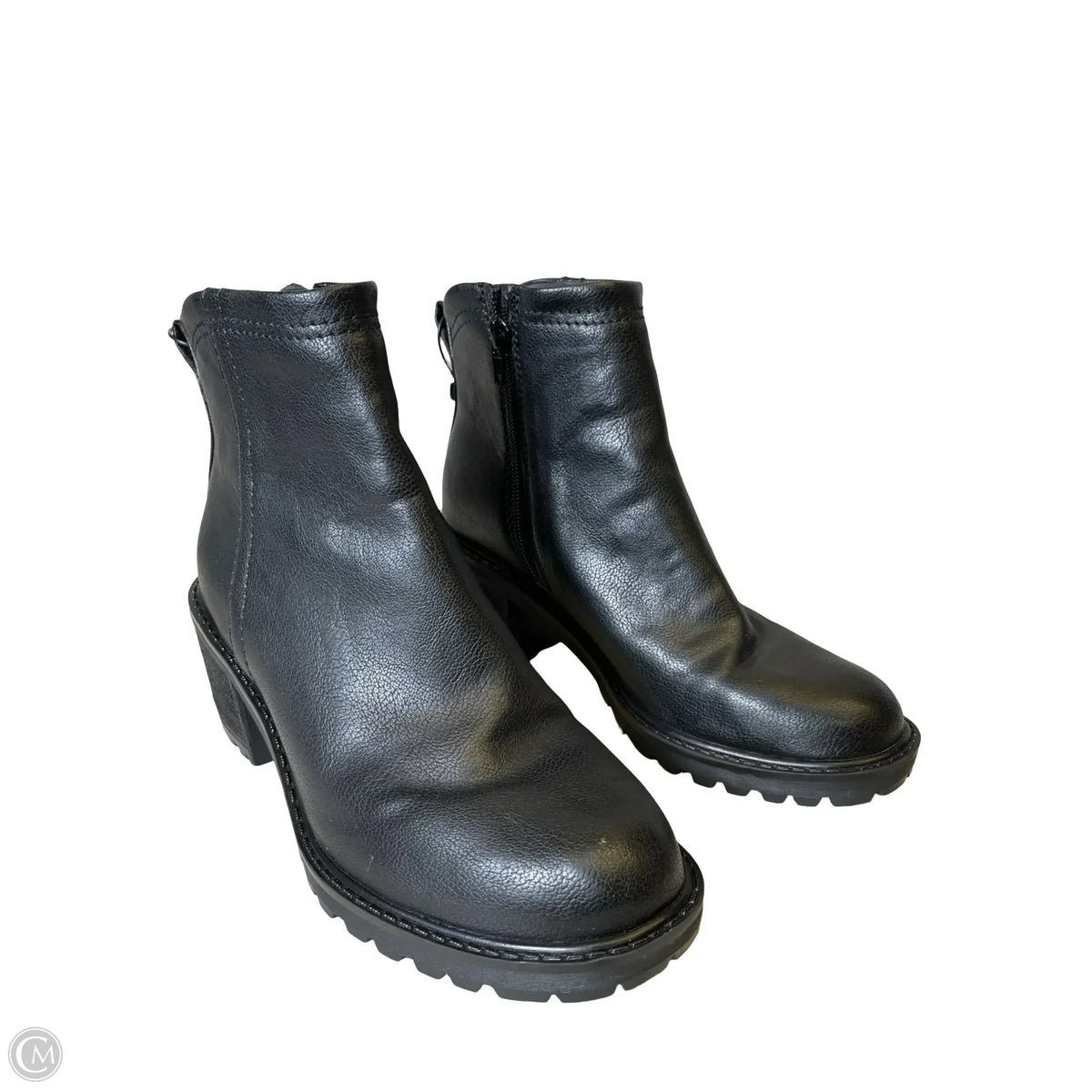 Boots Mid-calf Heels By Zodiac In Black, Size: 7