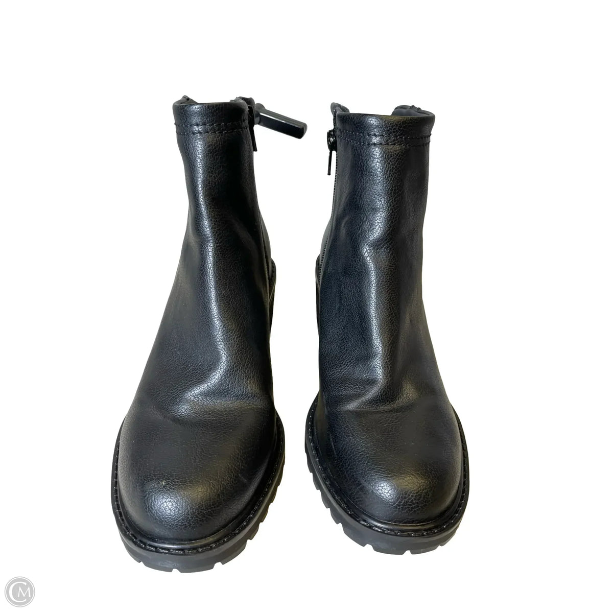 Boots Mid-calf Heels By Zodiac In Black, Size: 7