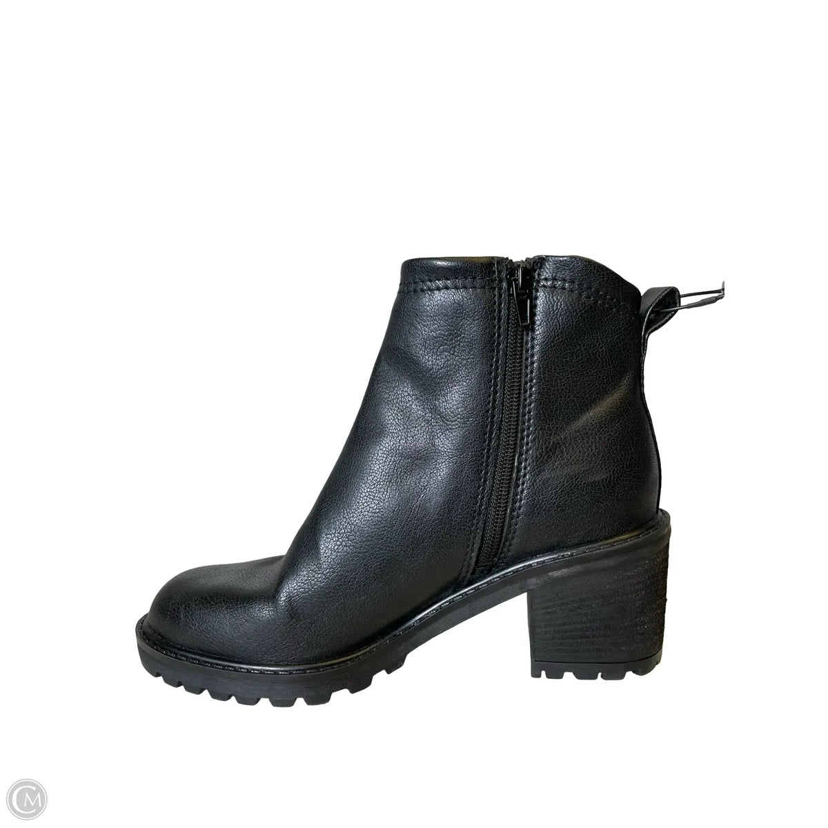 Boots Mid-calf Heels By Zodiac In Black, Size: 7