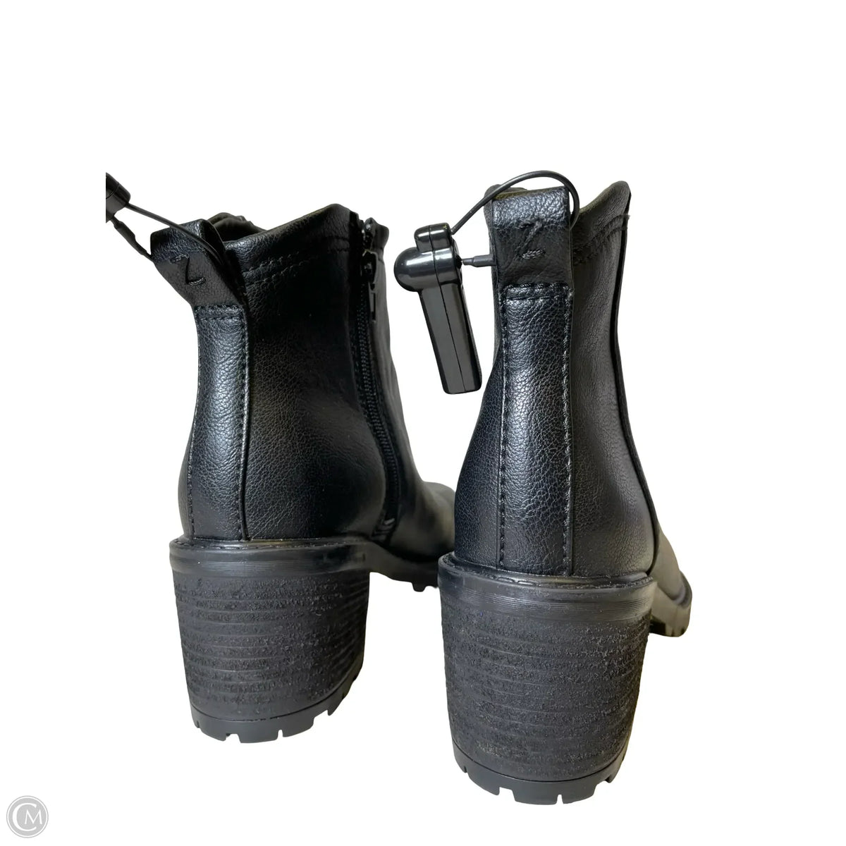 Boots Mid-calf Heels By Zodiac In Black, Size: 7